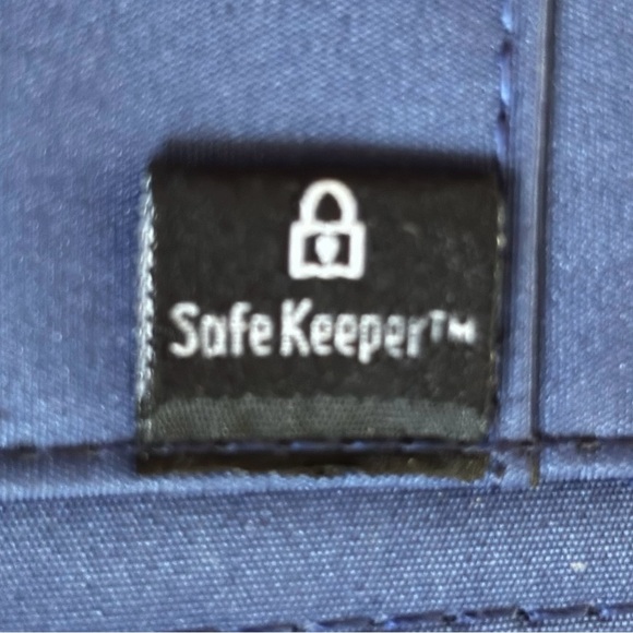 SAFE KEEPER RFID Bi-fold card wallet change purse RFID Protection Patchwork NWOT - Picture 6 of 9